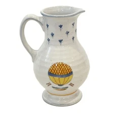 Prestige Place Provence Hot Air Balloon Pitcher Ceramic Small Novelty Country