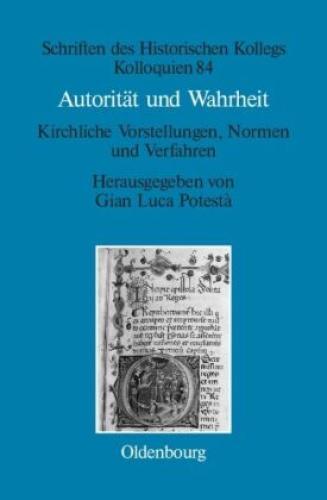 Thumbnail - Autorität Und Wahrheit Kirchliche Vorstellungen, Normen Und Verfahren