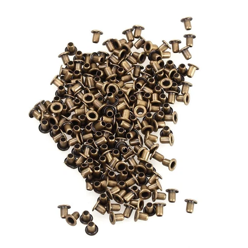 500x Arandelas Redondas de Ojal de Hierro Cuero Artesanía Zapatos Cinturón Reparación 2mm-20mm - Imagen 23 de 29
