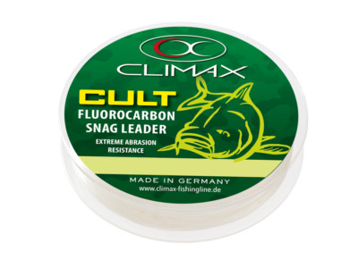 Climax Schlagschnur Snag Leader 50m Fluorocarbon Karpfen Vorfach  0,34 /m