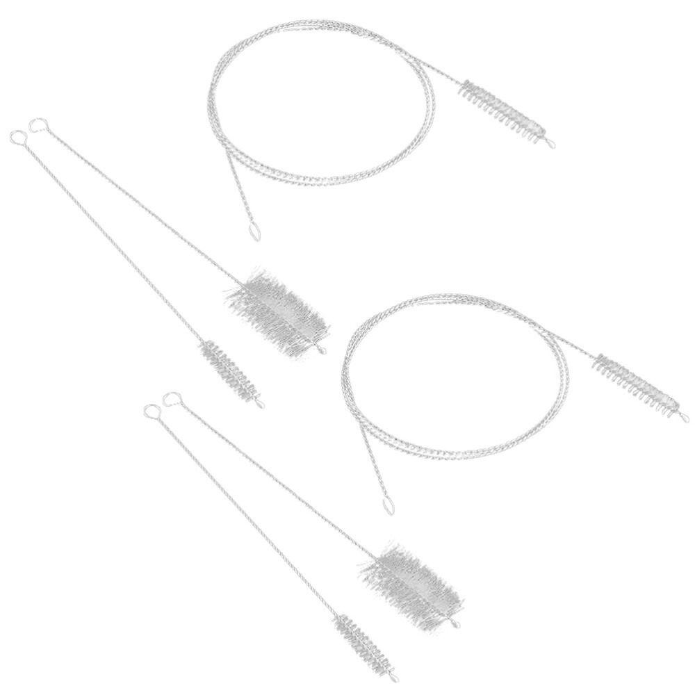 6-piece test tube brush set for bottles and baby items cleaning  