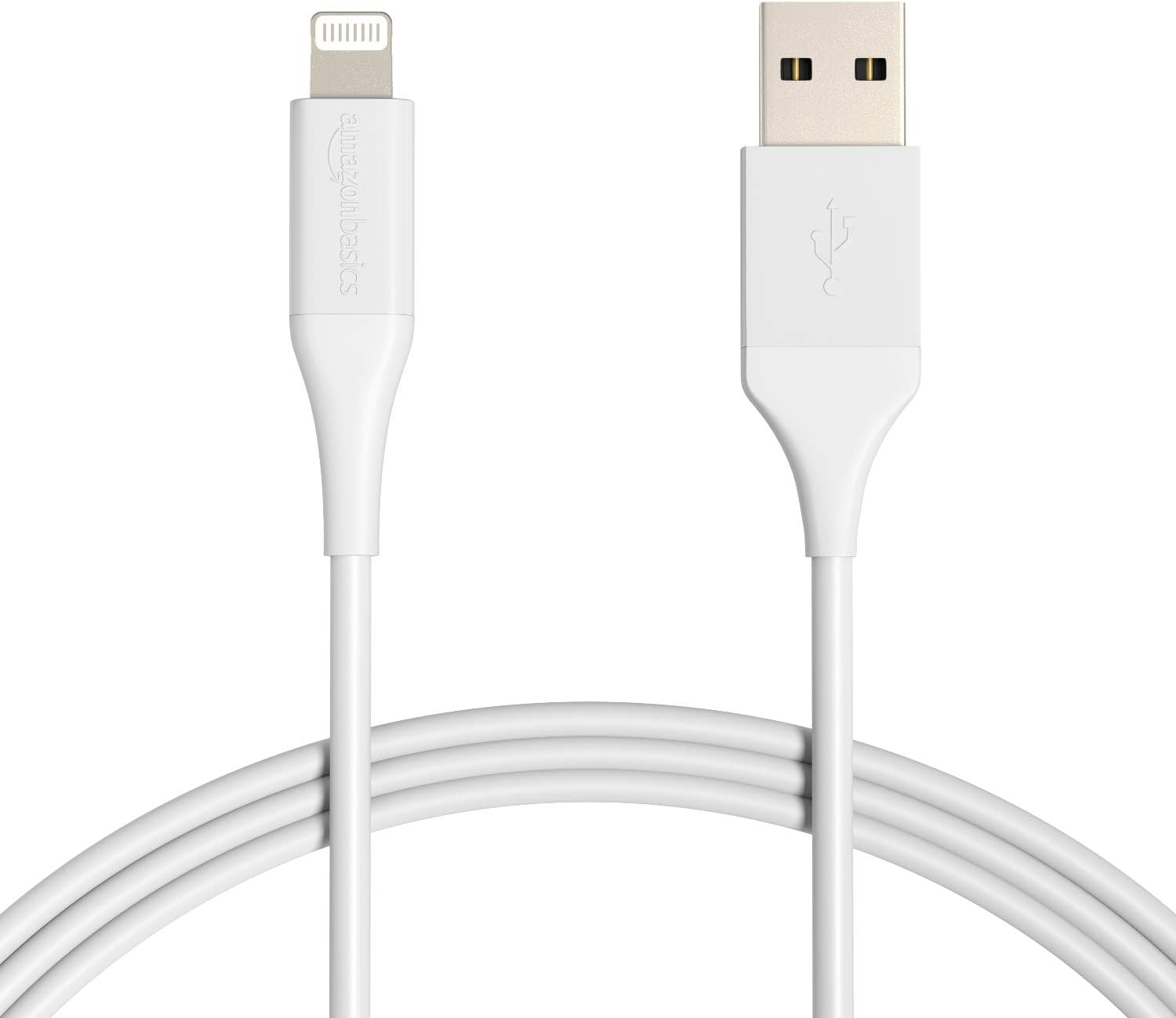 2-Pack USB-A to Lightning ABS Charger Cable, Mfi Certified Charger for Apple Iph