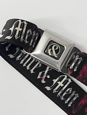Buckle Down Seatbelt Belt Of Mice & Men Belt Adjustable Nylon Metal Core Music