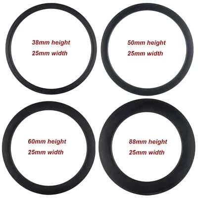 Carbon Fiber Road Bicycle Rims 25x38/50/60/88mm 700C Clincher Tubeless Wheels - Image 1 of 4