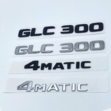 F&uuml;r Mercedes Benz GLC GLC200 GLC260 4Matic Emblem Schriftung Aufkleber Badge