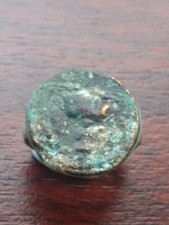 Anello antico romano in bronzo taglia UK O US 7 1/4 8,4 grammi 
