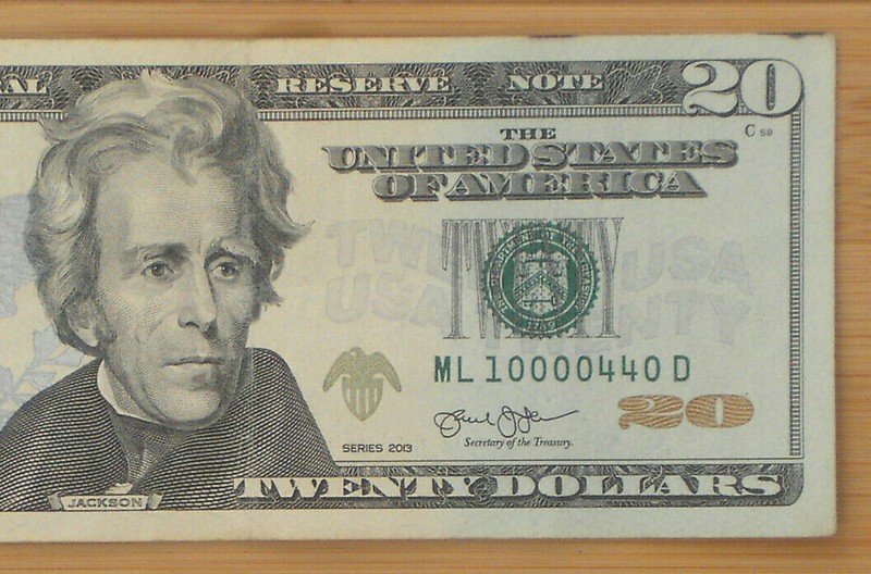 2013 $20 Dollar Bill US Federal Reserve Note  10000440 Trinary Note