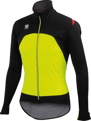 Sportful Fiandre Light Windstopper Jacket - Yellow Fluo/Black L