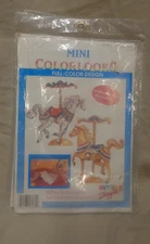 Dizzler Mini Colorlooks iron-On Transfer Carousel Ponies # 56070
