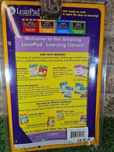 Leap pad Leap Frog Interactive Book & Cartridge Bounce Tigger Bounce Ages 4-6 - Picture 4 of 8