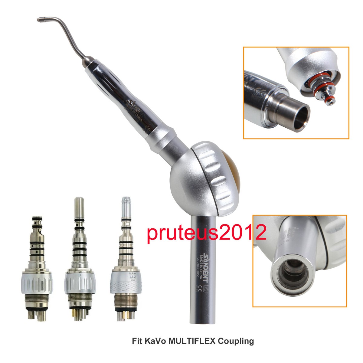 Dental Hygiene Prophy Polishing Air Flow Jet Handpiece/Coupler F