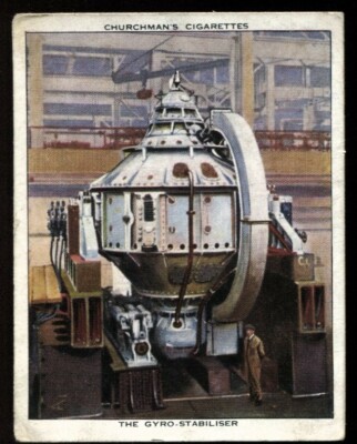 Tabakkarte, Churchman, MODERN WONDERS, 1938, Kreiselstabilisator, #7