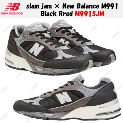 slam jam × New Balance M991 Black Rred M991SJM Men's Size | eBay