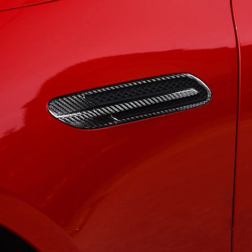Dry Carbon Fiber Car Side Fender Air Vent Cover For Benz AMG GT53 GT63 63S 2019+ - Foto 6 di 7