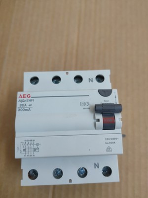 604496 AEG Elfa EHFI 80A 4P 300mA RCCB Residual Current Circuit Breaker FREE ...