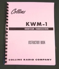 Collins KWM-1 Instruction manual: w/ 11"X32" Schematic & Protective Covers