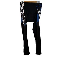 Nicewin Mens Cycling Pants Padded Long Black & Blue pants size 2X. NWOT