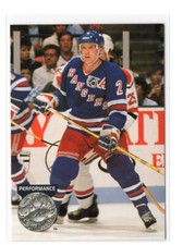 Hockey Card - 1992 Brian Leetch 284 - New York Rangers NHL Pro Set 1991-92