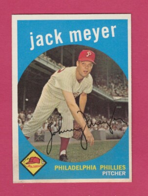 1959 Topps Baseball Card # 269 Jack Meyer -- Phillies (EX) | eBay