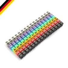 150 Stück bunte Kabelbinder Clips aus Kunststoff, einfache Kabelmarkierung