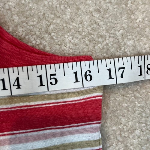 GAP Teen Organic Red Stripe Tank Top - Size 10 - NWT - Picture 7 of 8