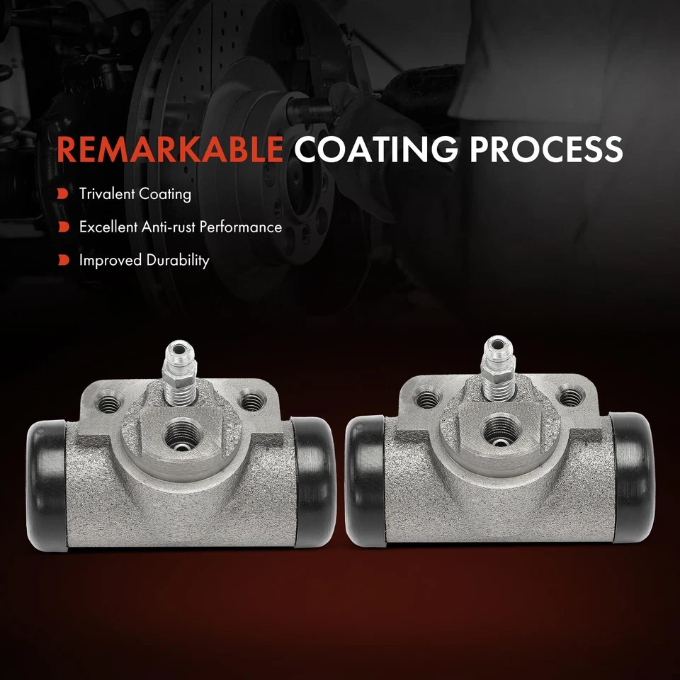 2x Cilindro de rueda de freno de tambor trasero derecho y derecho para Ford Mustang Falcon Mercury Comet Foto 4 de 4