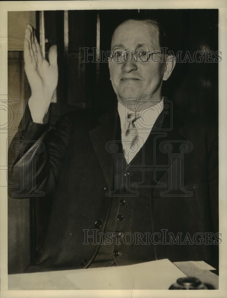 1936 Press Photo Alex S Howell charged with falsifying WPA