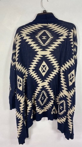 Antropologie Francesca Bird Cage Open Front Cardigan Geometric Women's Size 1. - Imagen 6 de 18