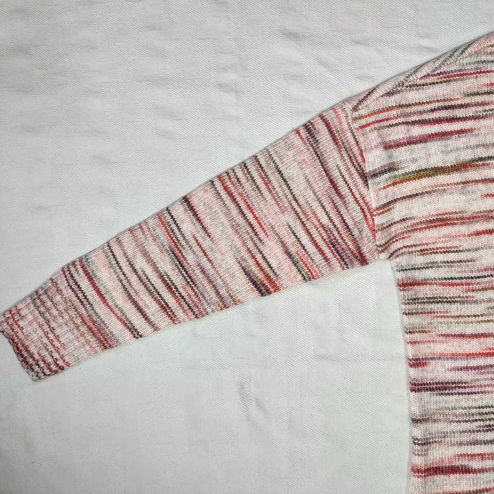 Suéter Suave Rosa Y Crema Multicolor Manga Larga - Talla XXL - Por Van Heusen Foto 4 de 4