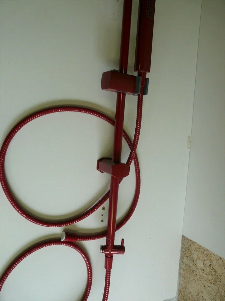 Regendusche Rot, Duschsystem, Duschset, Kopfbrause, Tokyo, Brausearmatur   - Bild 4 von 4