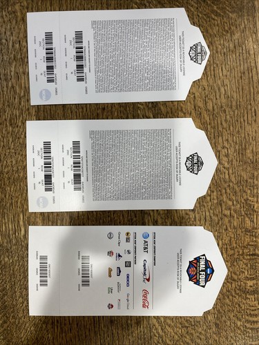 Rare 2020 Men’s NCAA Final Four Atlanta Semi & Championship Tickets Spot Gloss - Picture 5 of 5