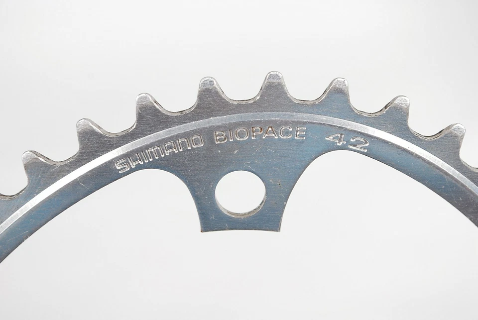 Shimano Biopace Bicycle Chainring 42T 130 BCD For Bike Crankset - Image 3 of 4