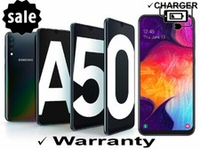 Samsung Galaxy A50 64GB Black GSM Factory Unlocked AT&T / T-Mobile Worldwide