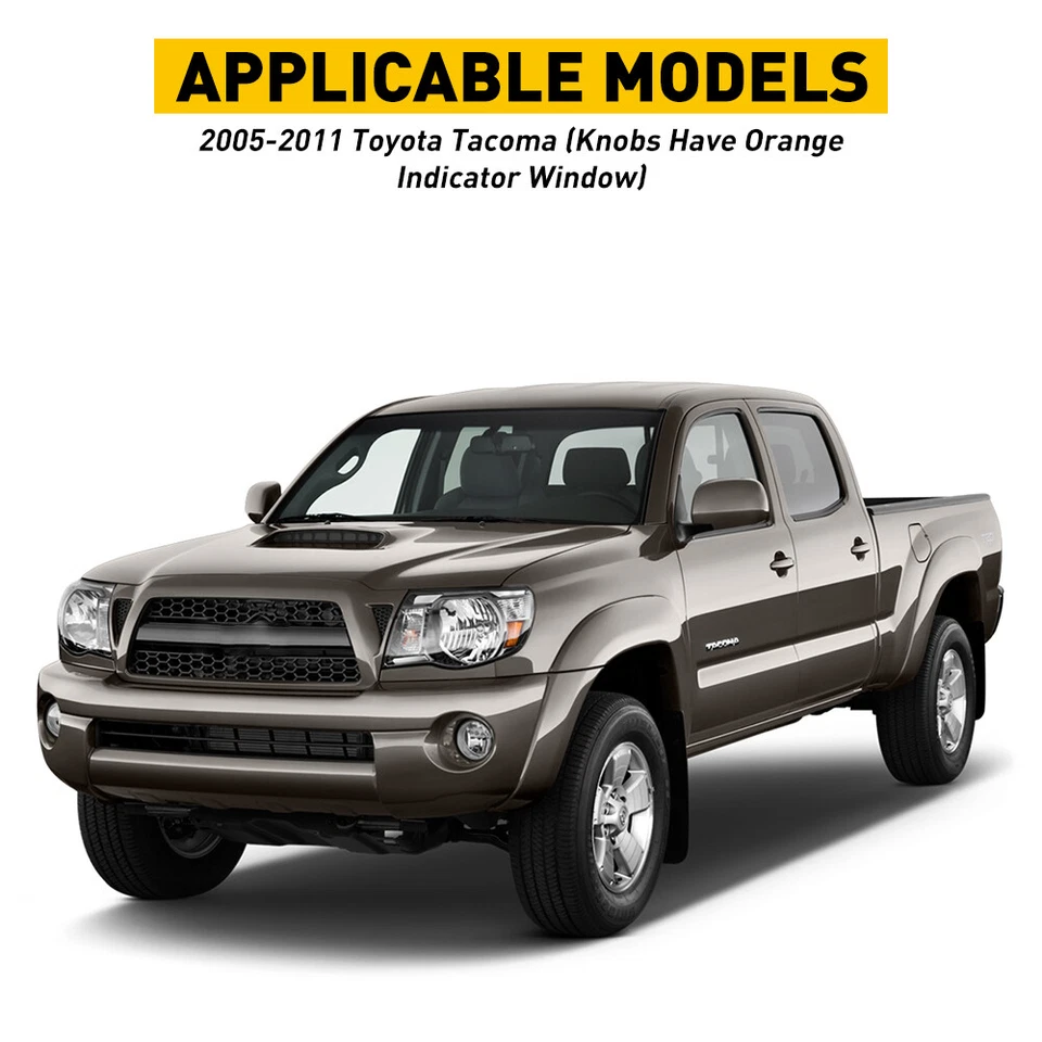 For TOYOTA TACOMA Heater Dash A/C Switch Knobs Heat Climate Control Button 05-11 - Image 3 of 4