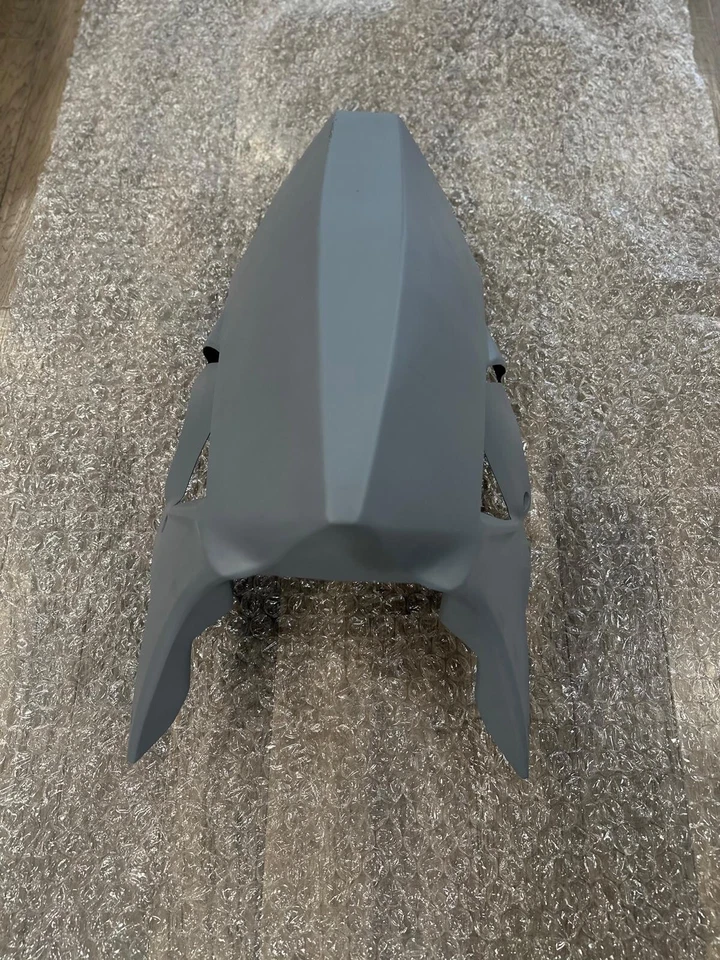 BMW S1000RR 2010-2014 carenado de pista de carreras carrocería día de pista - gris imprimación Foto 3 de 4