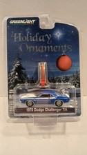 Greenlight 1970 DODGE CHALLENGER T/A 1:64 Diecast- Holiday Ornaments