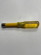 Snap On Tools ND120 5/8? Hard Yellow Handle 6Pt Nut Driver Vintage