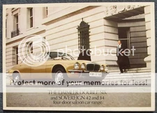 DAIMLER DOUBLE SIX & SOVEREIGN 4 Door Range Car Sales Brochure 1977 #3202/A