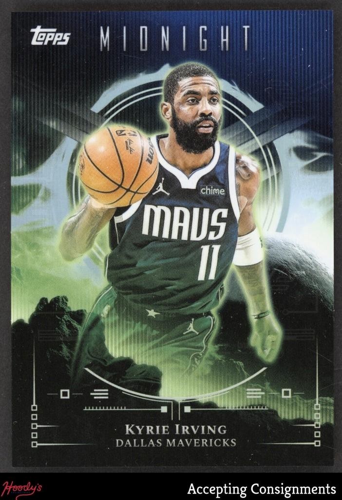 2025-26 Topps Midnight Night Vision #NV5 Kyrie Irving MAVERICKS