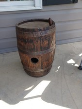 Wooden Barrel Vintage Rustic Wine/whiskey Bar...