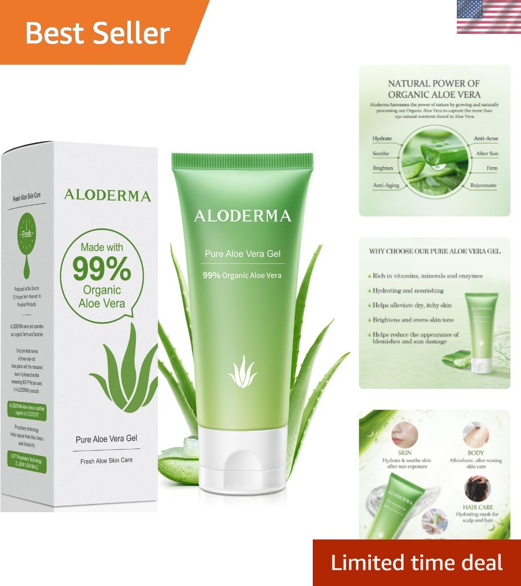 Cooling Aloe Vera Gel 1.5oz - Nourishing Relief for Sunburn & Skin  Irritations | eBay