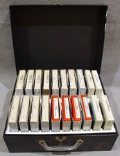 20 Big Band, Swing  Classical 8 Track Tape Lot w/ Carrying Case