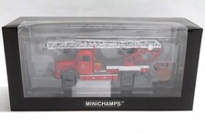 1/43 MERCEDES-BENZ L 3500 DL17 1950 FEUERWEHR BENSHEIM Red Diecast
