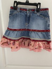 Mary-Kate and Ashley Denim Skirt Girls Size 7