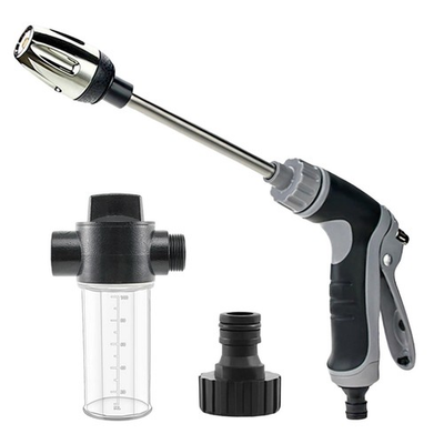 #ad Portable Pressure Long Washer 3 Modes Handheld w Separate Foam Bottle Garden $24.95