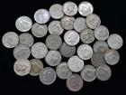 Group of 33 1965-1970 Kennedy Half Dollars 40% Silver NICE!