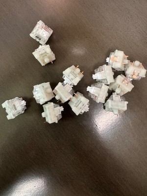 KTT Kang White Keyboard Switches (27 pieces)