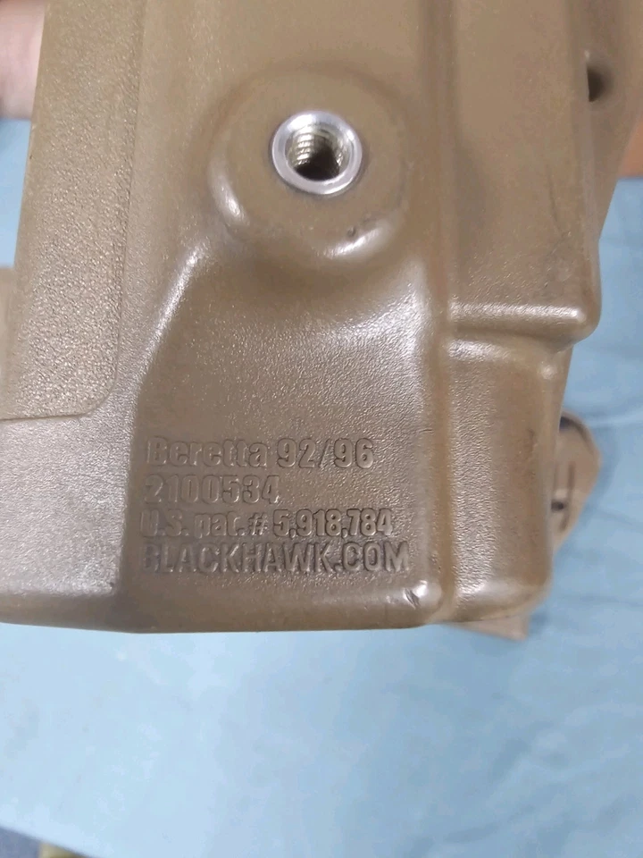 Funda para mano derecha Blackhawk Serpa Beretta 92/96 pierna caída coyote bronceado C1370 USMC Foto 3 de 3