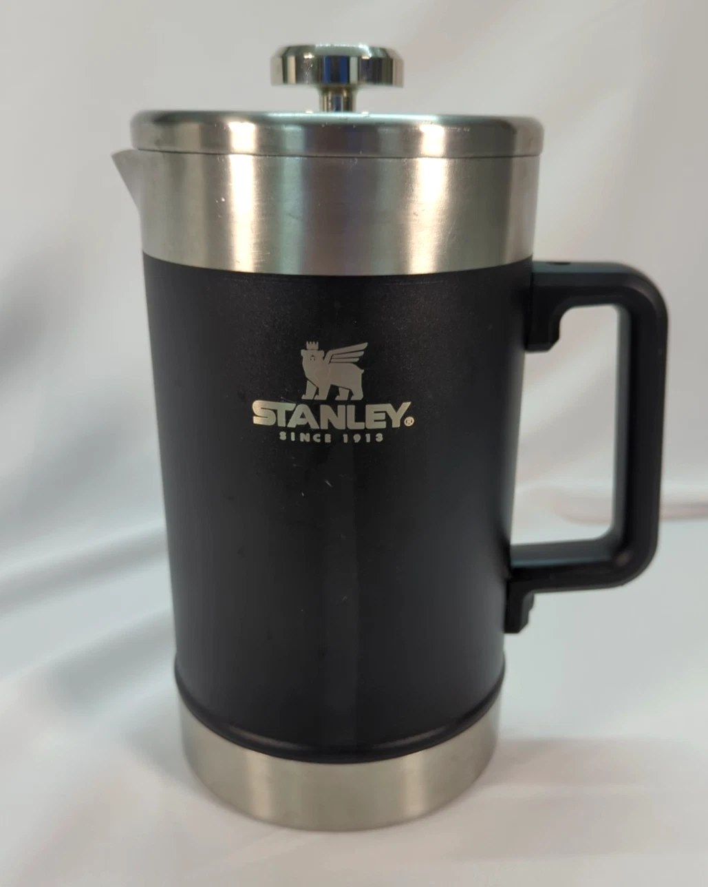 Stanley Classic 48oz capacity Stay-Hot French Press Coffee Maker in Black