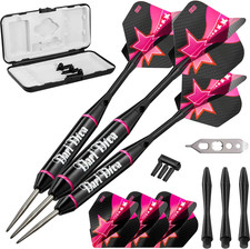 by GLD Products Vanity Steel Tip Darts with Storage/Travel Case: Dart Diva, 22 G